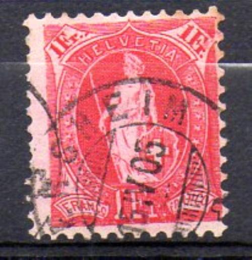Швейцария 1899/03 год № Zumstein 75D (о)